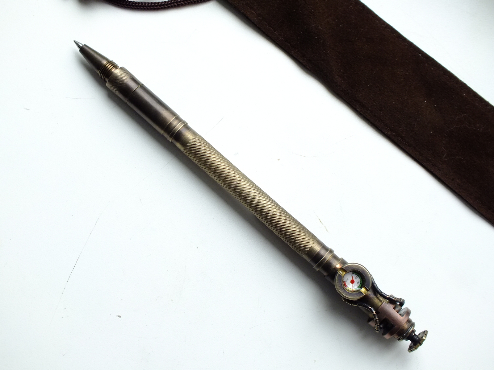 Ballpoint pen - My, Ball pen, Steampunk, Pen, Longpost