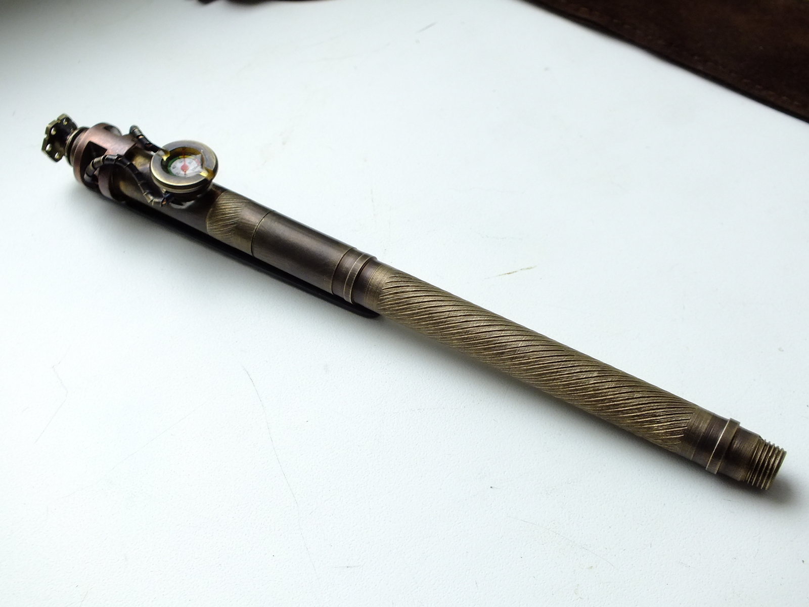 Ballpoint pen - My, Ball pen, Steampunk, Pen, Longpost