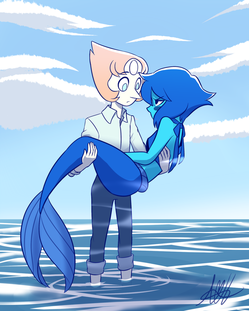 Part of your world - Steven universe, Pearl, Lapis lazuli, Shipping