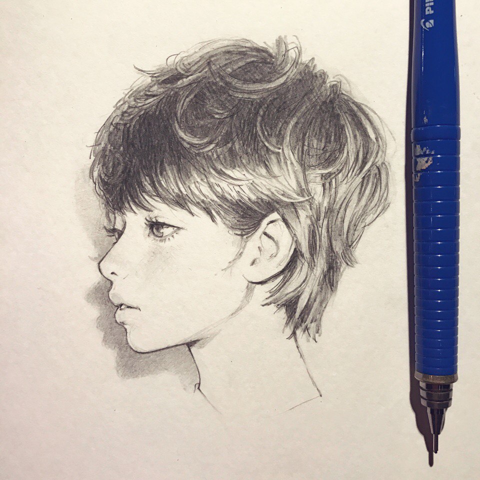 Several sketches from Ilya Kuvshinov - Art, Ilya Kuvshinov, Longpost