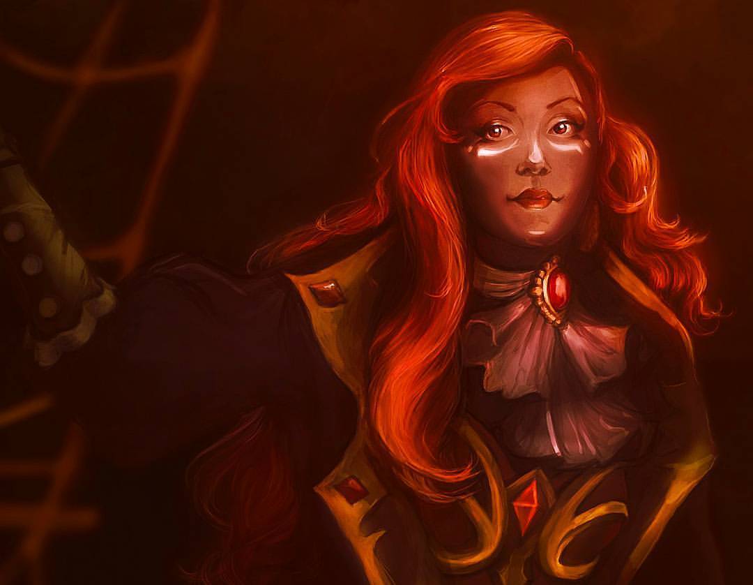 Lina пиратка :3 - Моё, Компьютерные игры, Dota, Dota 2, Dota 2 Art, Lina, Игры