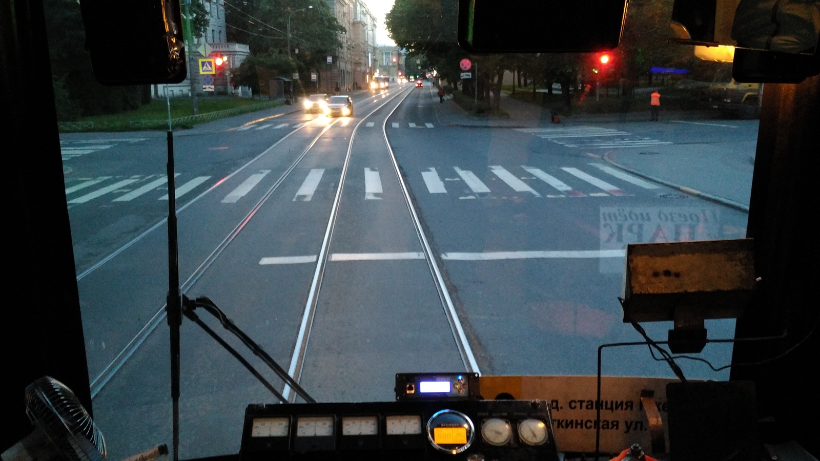 Tram driving. - My, Mat, , Tram, Longpost, Education, GIF