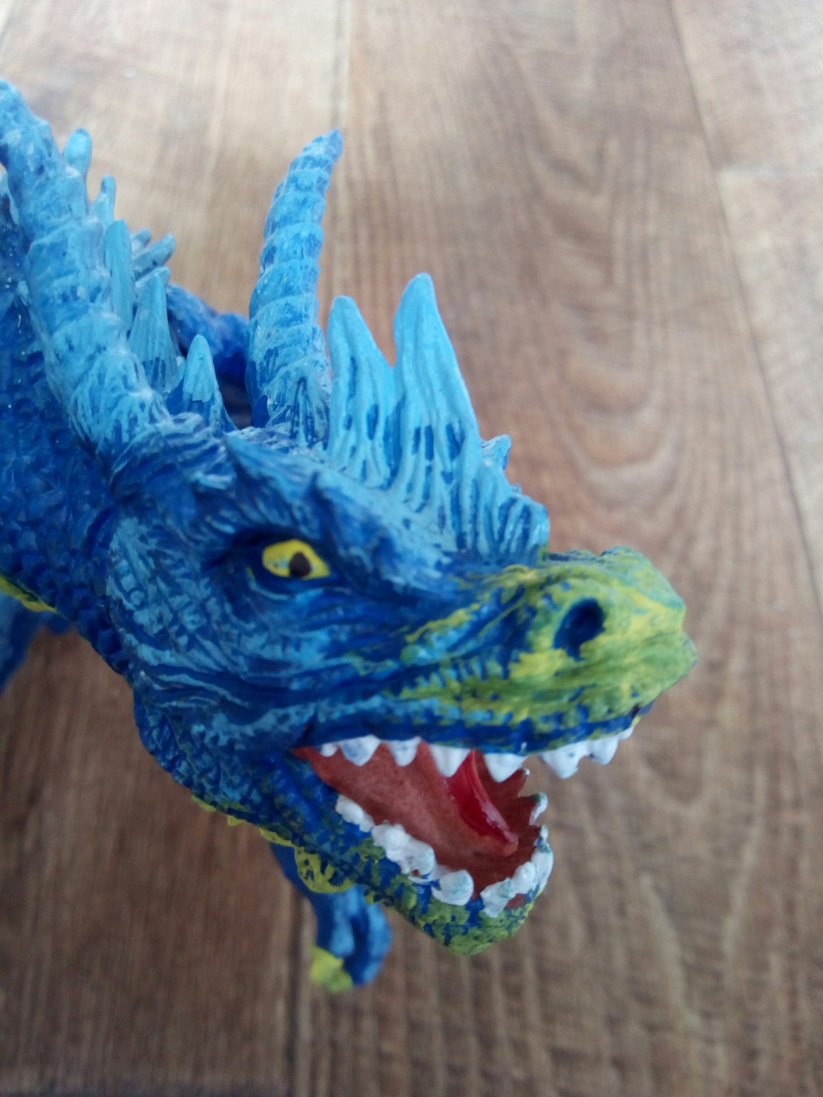 Little dragon. - My, The Dragon, Dinosaurs, Painting, Toys, Figurine, Longpost, Figurines