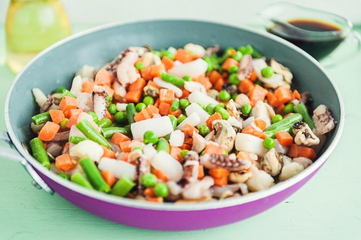 Seafood cocktail with vegetables - Food, Recipe, Maritime, Longpost