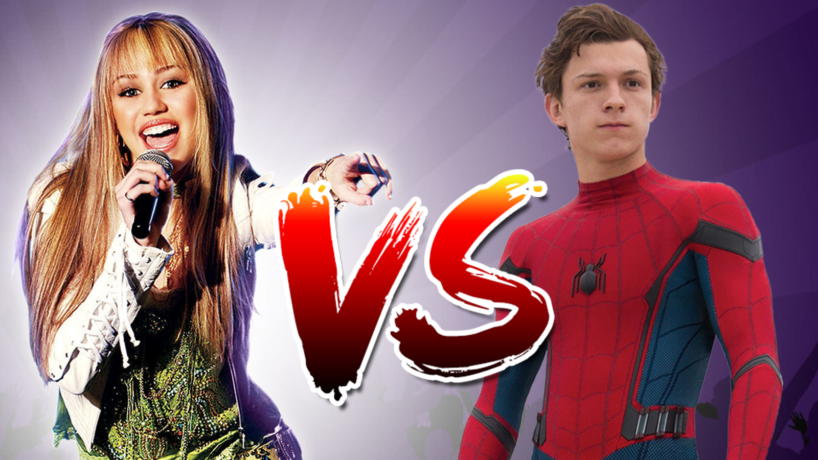 Spiderman vs Hannah Montana - My, Spiderman, , Versus, Marvel, Confrontation, Captain America, iron Man