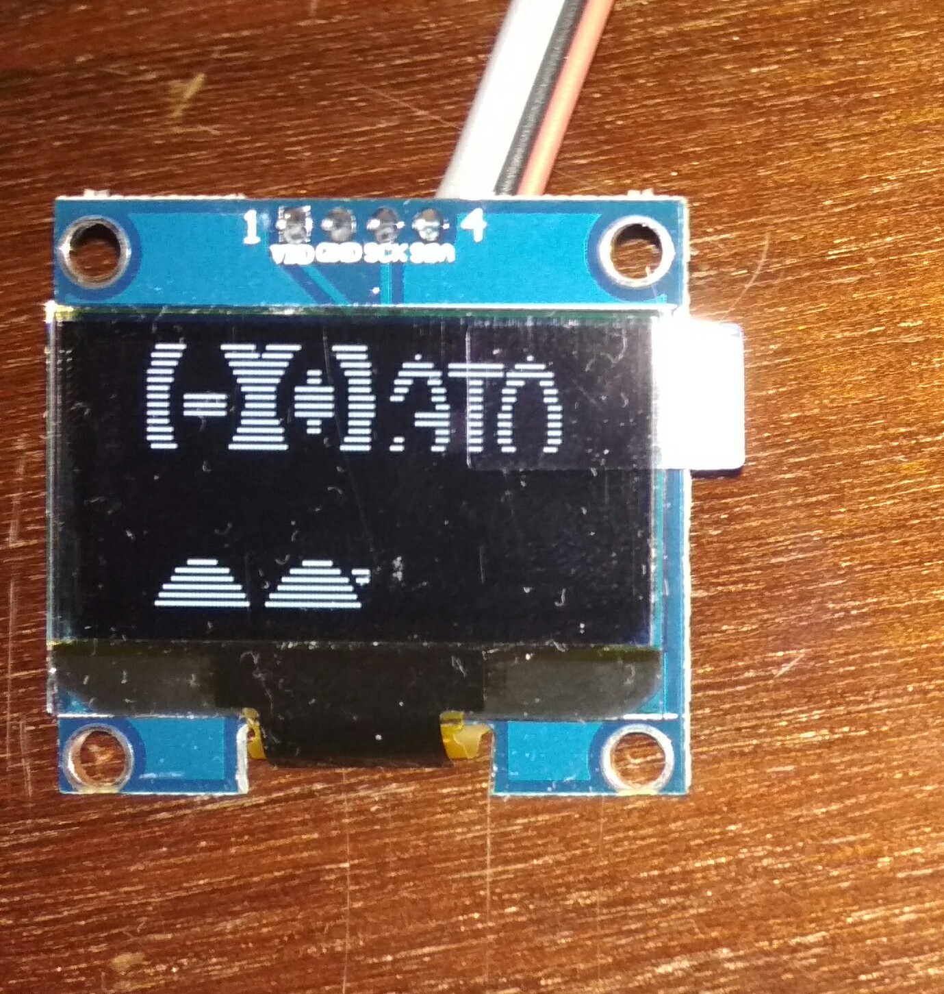 Нужна помощь по ESP-01 и OLED 1.3 - Моё, Esp, I2c, Arduino, Oled, Погода, Облом, AliExpress, Длиннопост