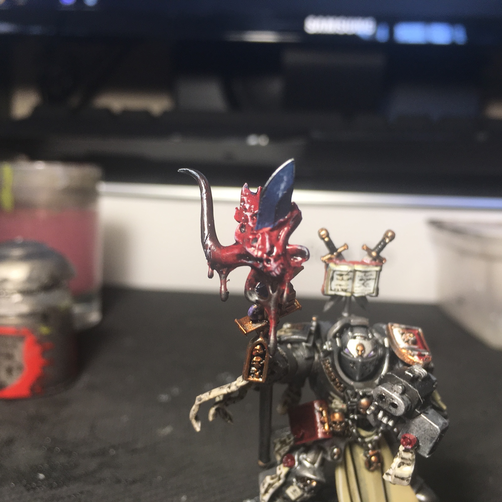 [NOT] First day of painting - My, Warhammer 40k, Wh miniatures, Warhammer, Longpost