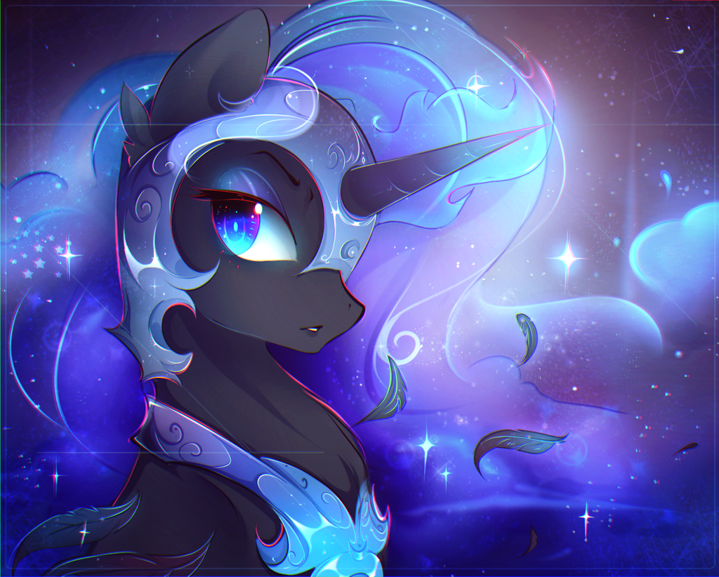 Nightmare Moon - My Little Pony, Nightmare Moon, Koveliana, Арт