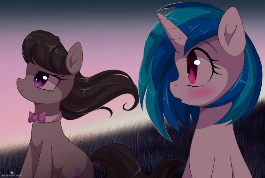 Warm Breeze - My Little Pony, PonyArt, Octavia Melody, Vinyl Scratch