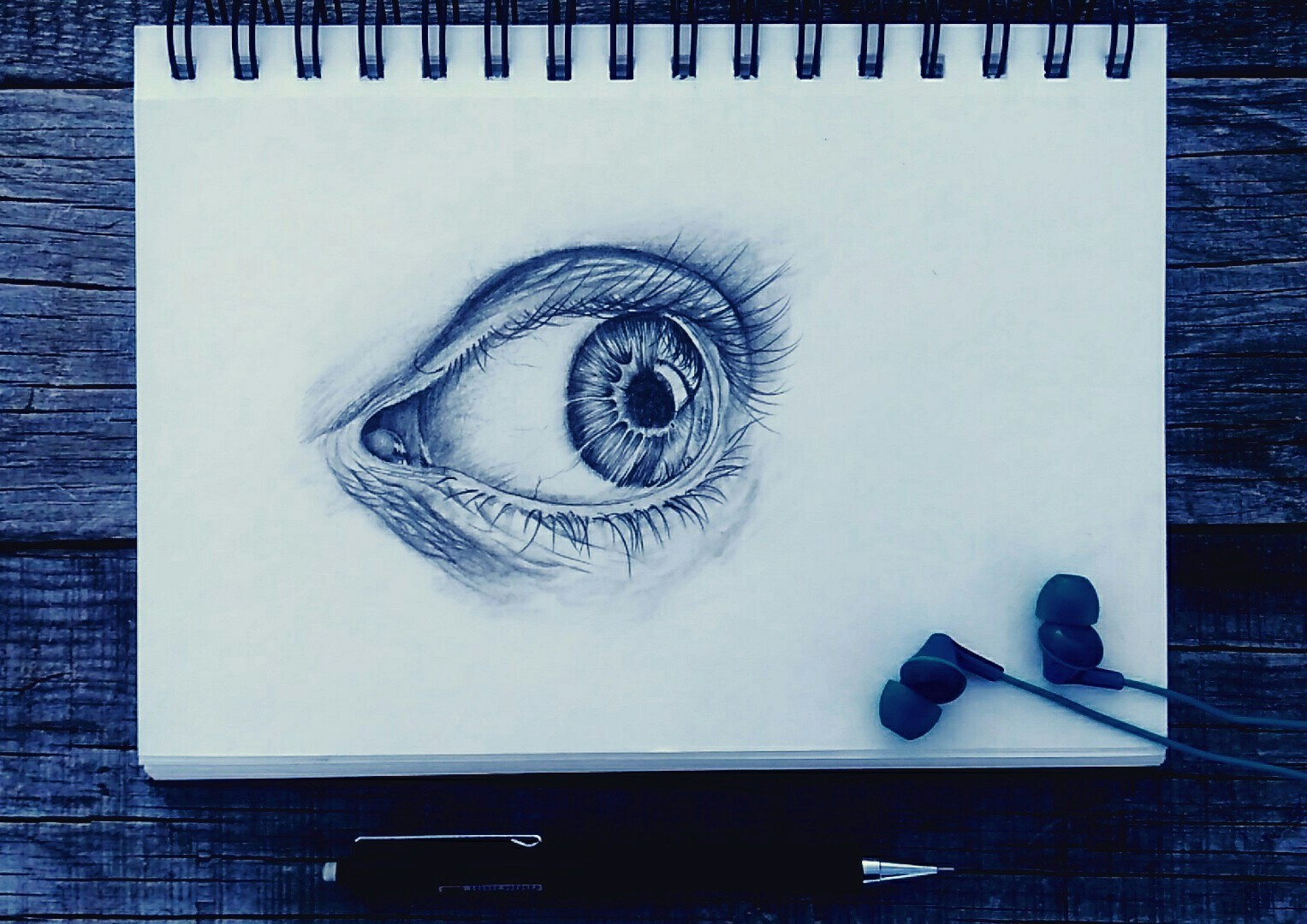 eye drawing - My, Drawing, Pencil drawing, Eyes, Sketch