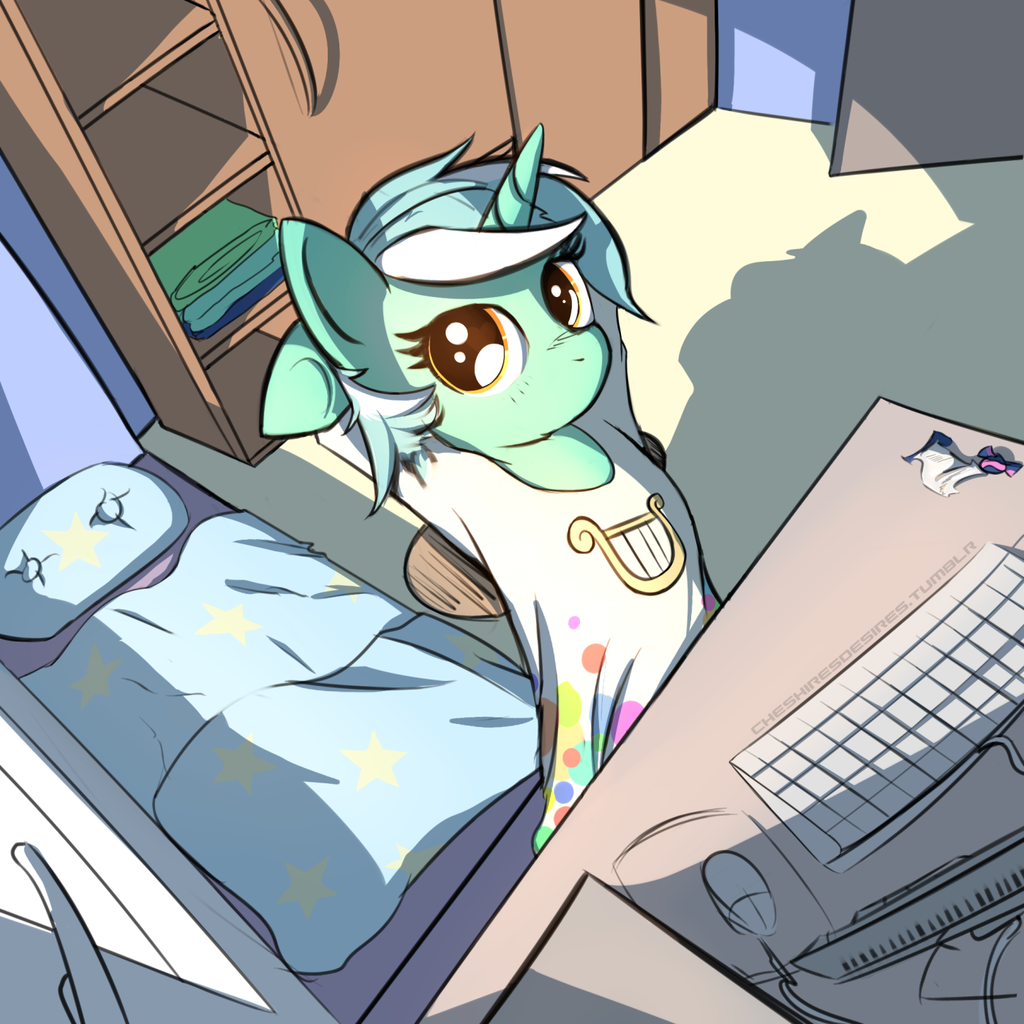 Good morning - My Little Pony, Lyra Heartstrings, Антро