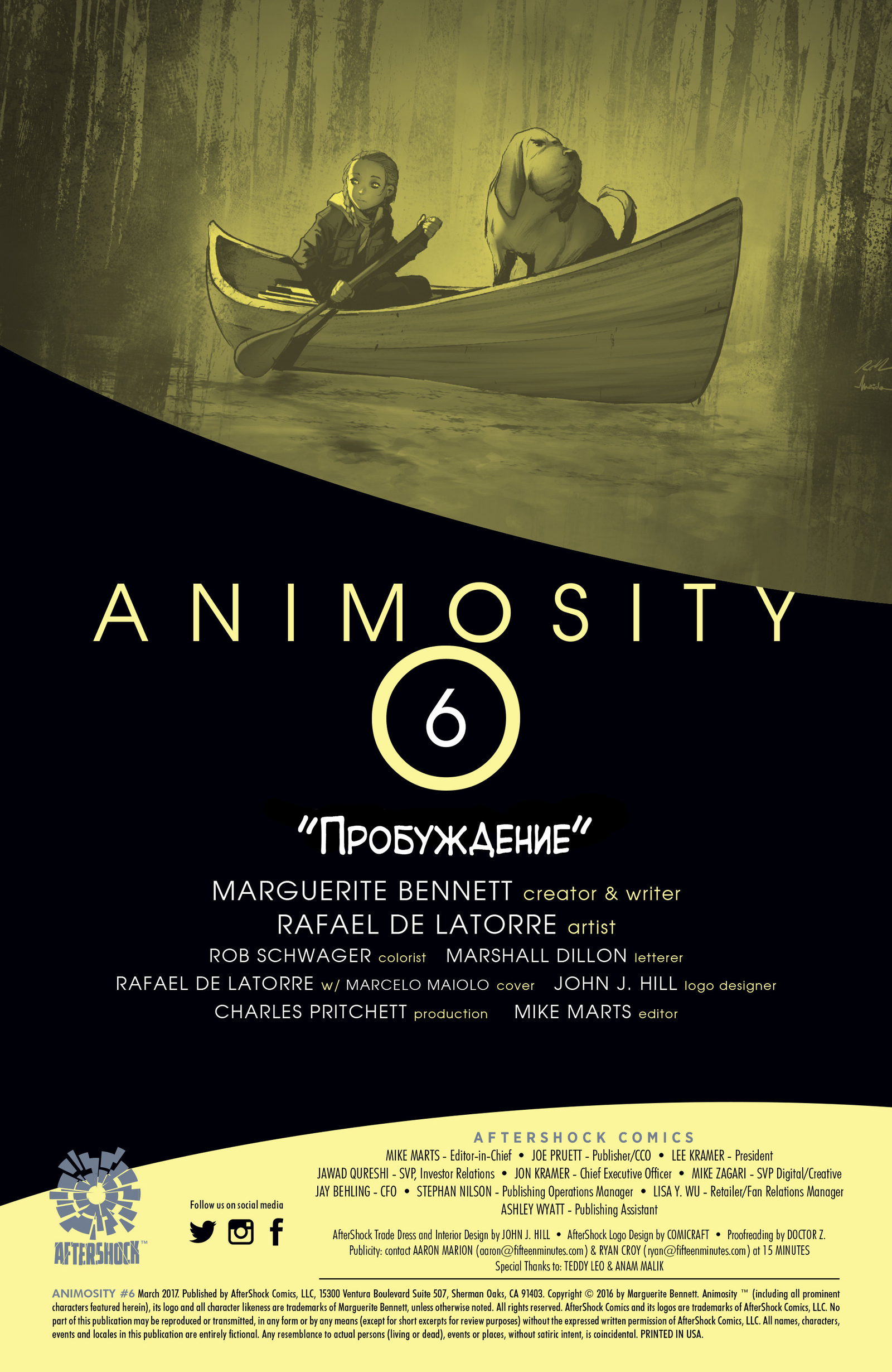 Animosity. Awakening. Part 1 - My, Animosity, Aftershock Comics, Wizzardrinswind, Translation, Comics, Longpost