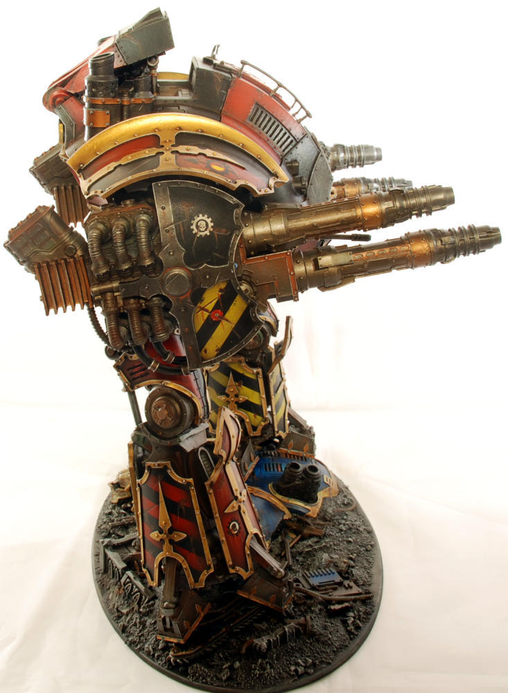 The Biggest Knight - My, Warhammer 40k, Wh miniatures, Imperial knight, Mechanicum, Miniature, Painting miniatures, Longpost