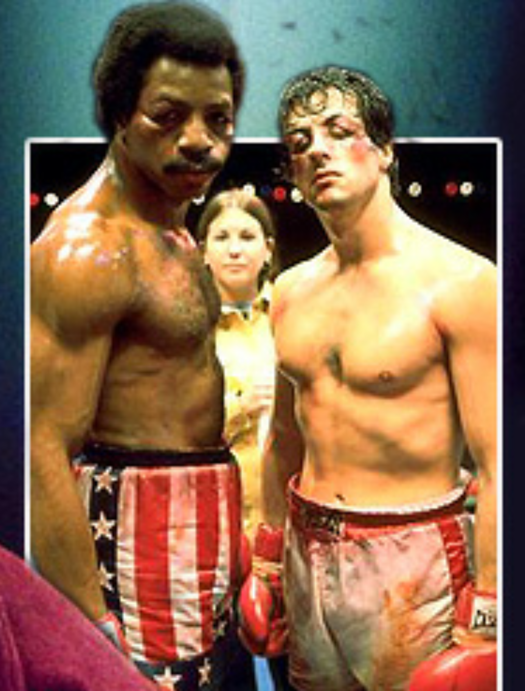 Creed and Stallone - Rocky, Sylvester Stallone, Apollo Creed