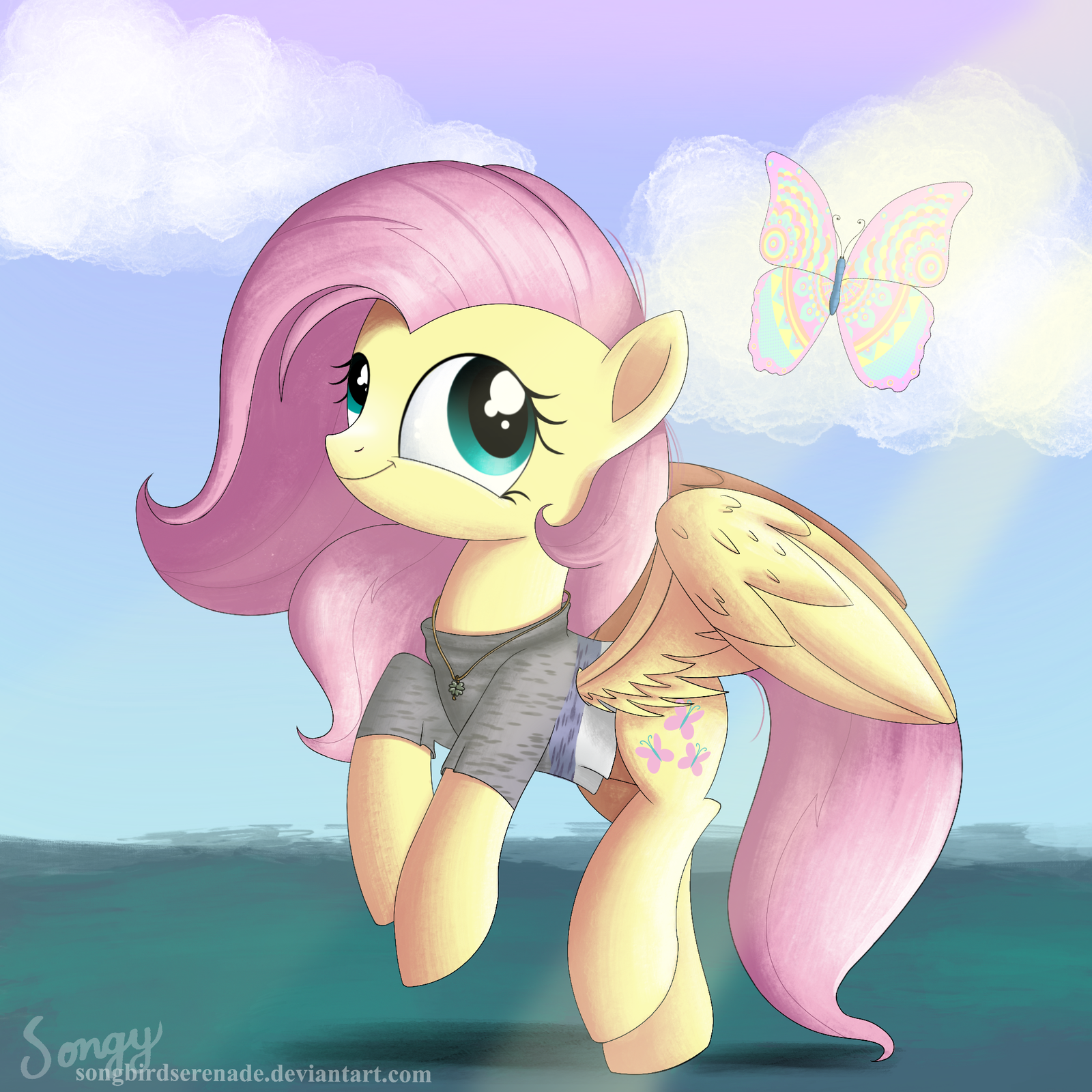 Sight Unseen - My Little Pony, PonyArt, Fluttershy