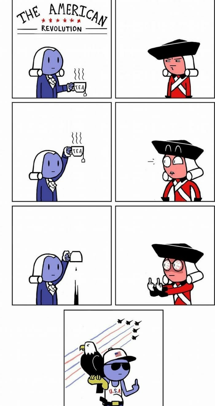 American Revolution - Comics, America, Revolution, Tea, Bold, Boston Tea Party