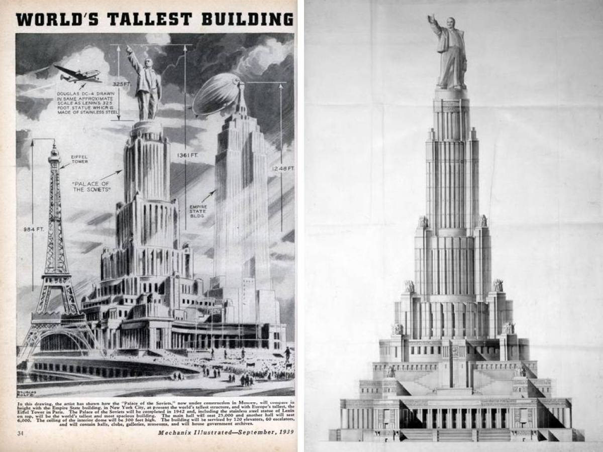 Grandiose architectural projects of the past that were never realized - Architecture, Building, Project, Constructions, Creation, Building, Longpost