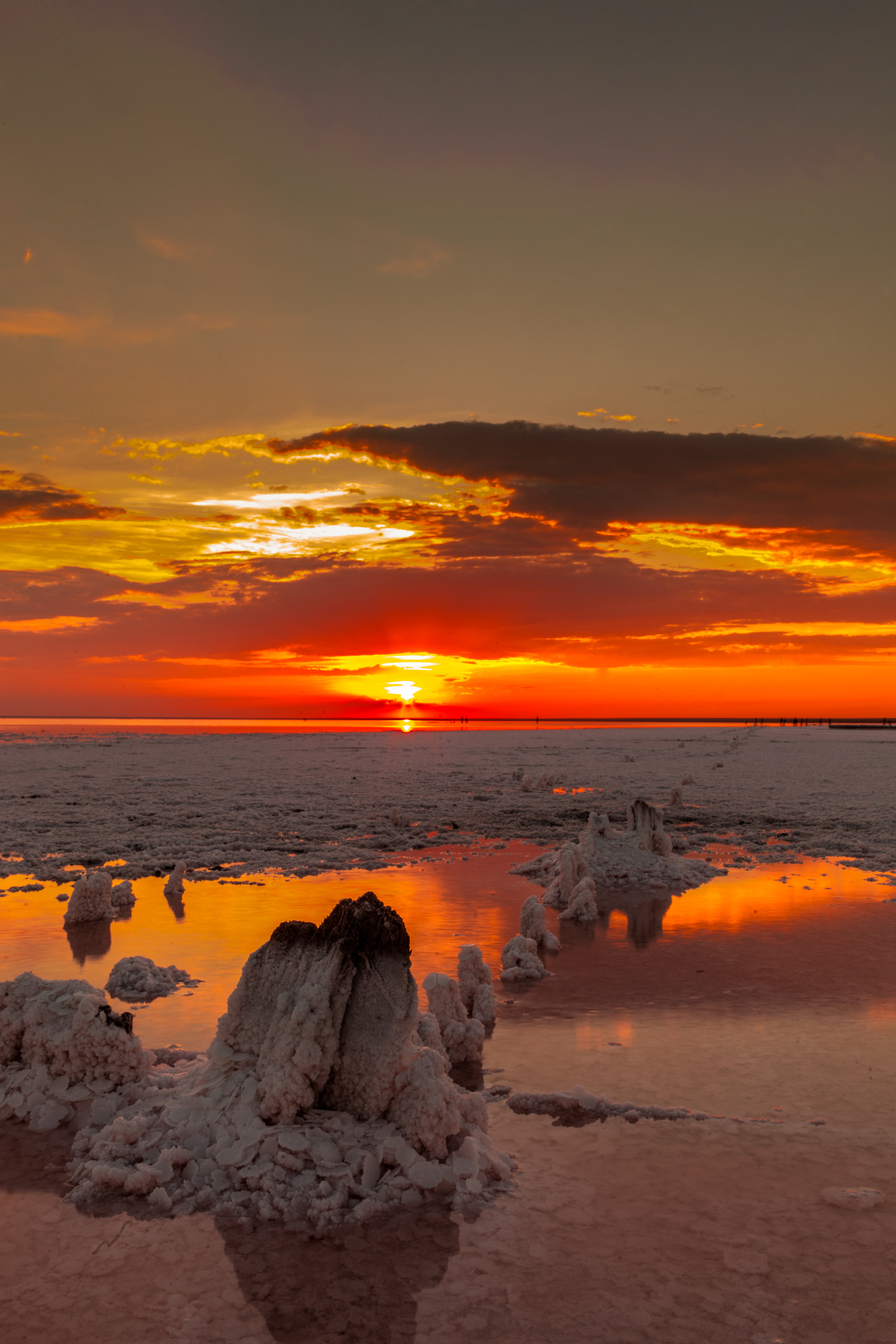 Gorgeous sunset from Lake Elton - My, Sunset, Battle of sunsets, Lake, Landscape, My