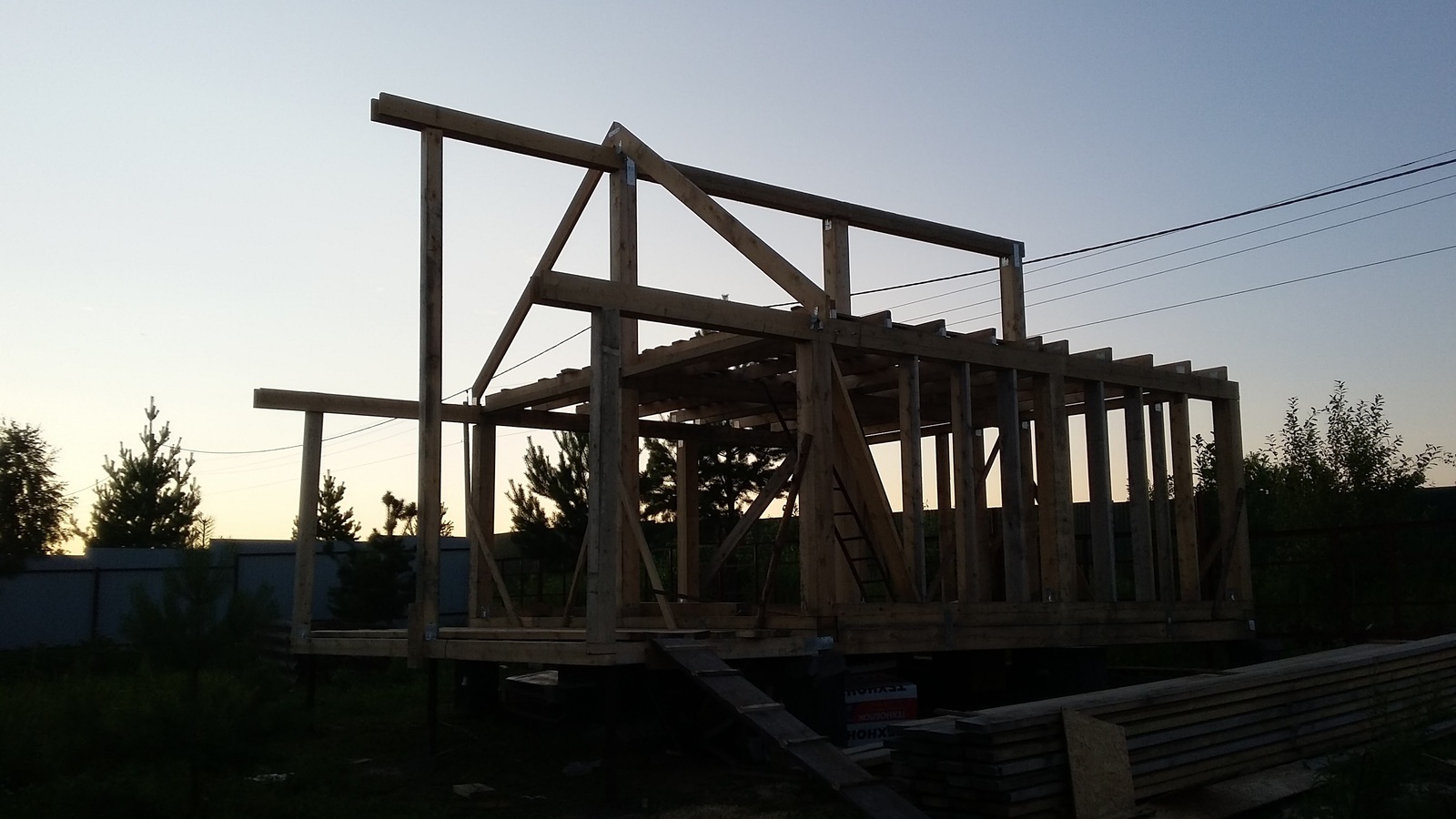 Frame house. First building experience. - My, Building, House, With your own hands, Russia, Longpost