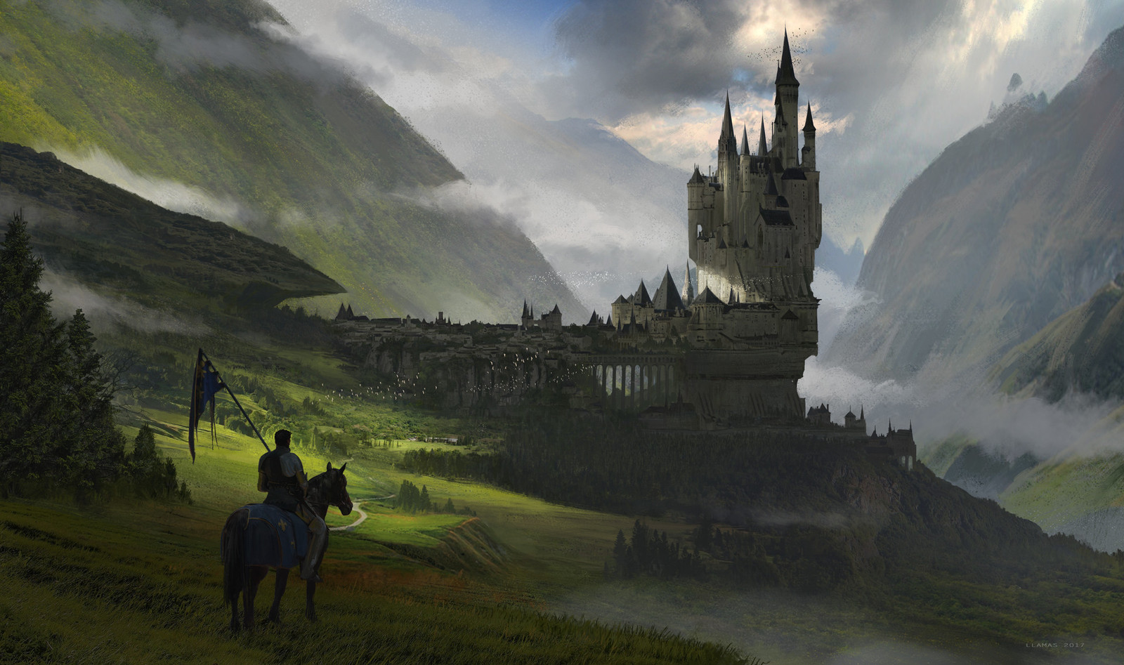 Fantasy Landscapes #006 - A selection, Art, Landscape, Fantasy, , Longpost