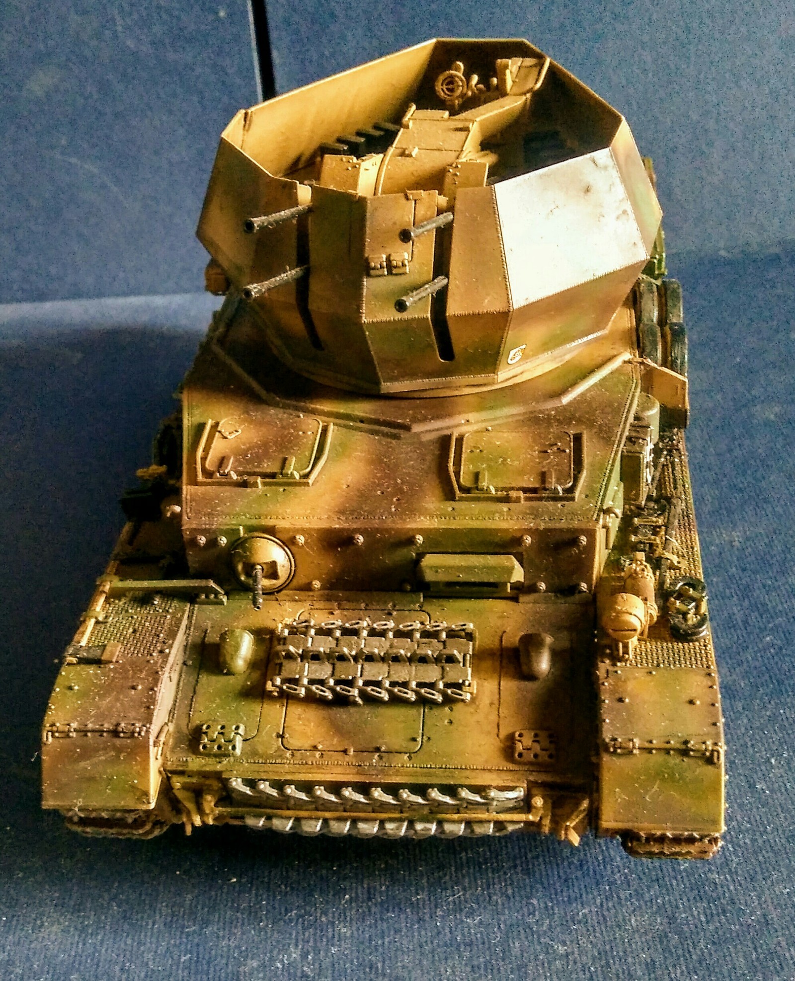 I did. - My, Stand modeling, Tanks, Prefabricated model, Sau, Zsu, Longpost