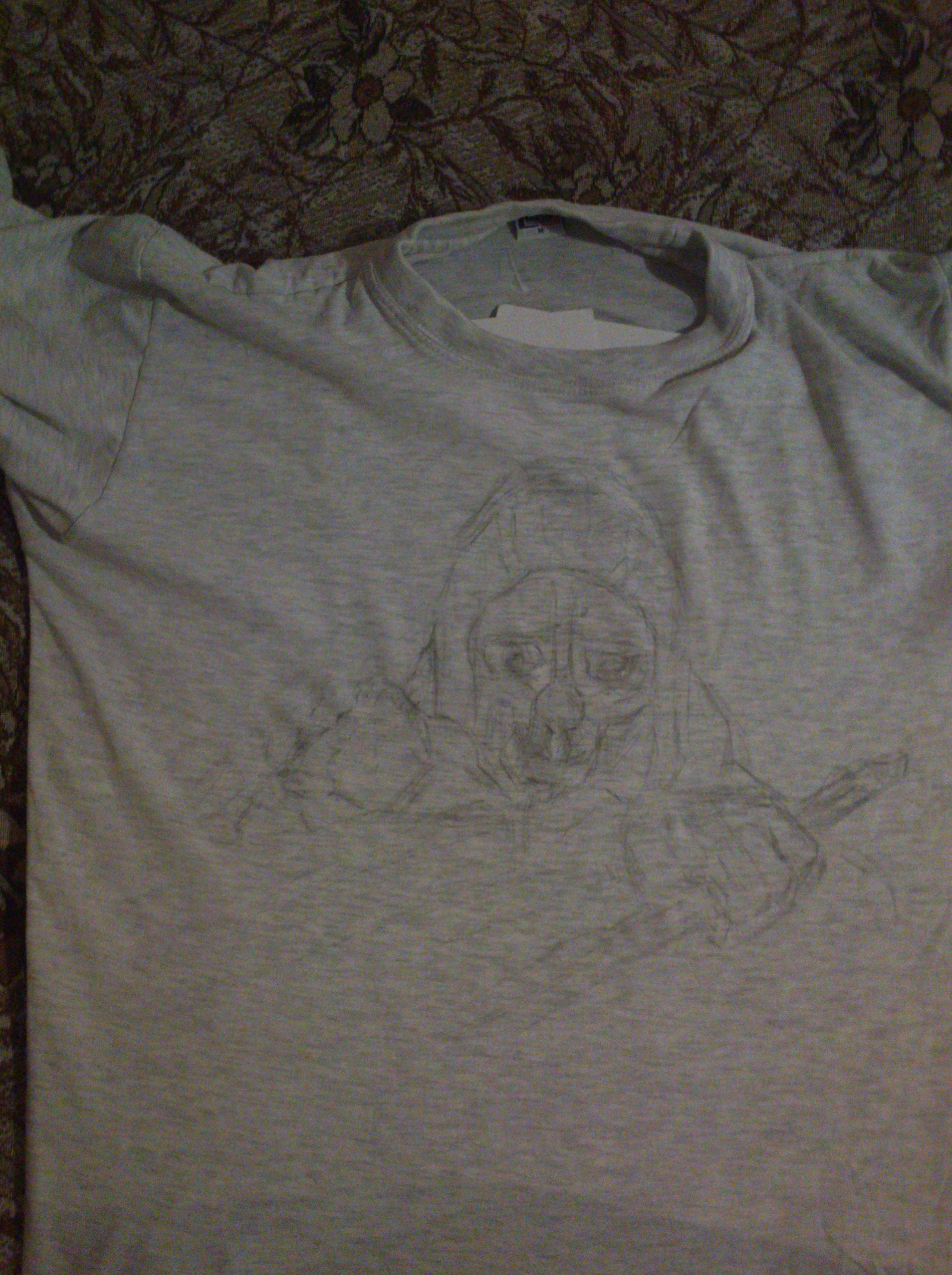 Corvo Attano on a T-shirt - My, Acrylic, Dishonored, Corvo Attano, , T-shirt, , Longpost, Error