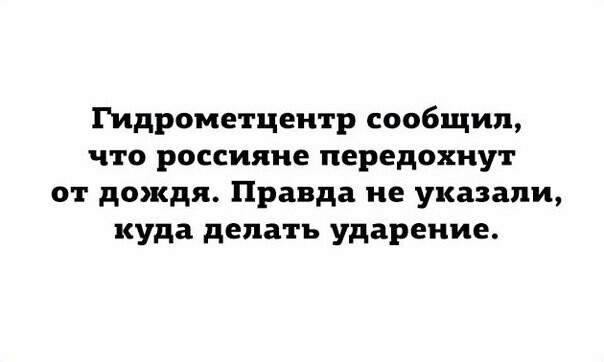 Ударение меняет всё | Пикабу