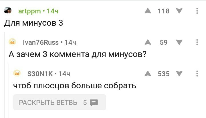 Вся правда о комментариях для минусов - Комментарии, Скриншот, Плюсы и минусы