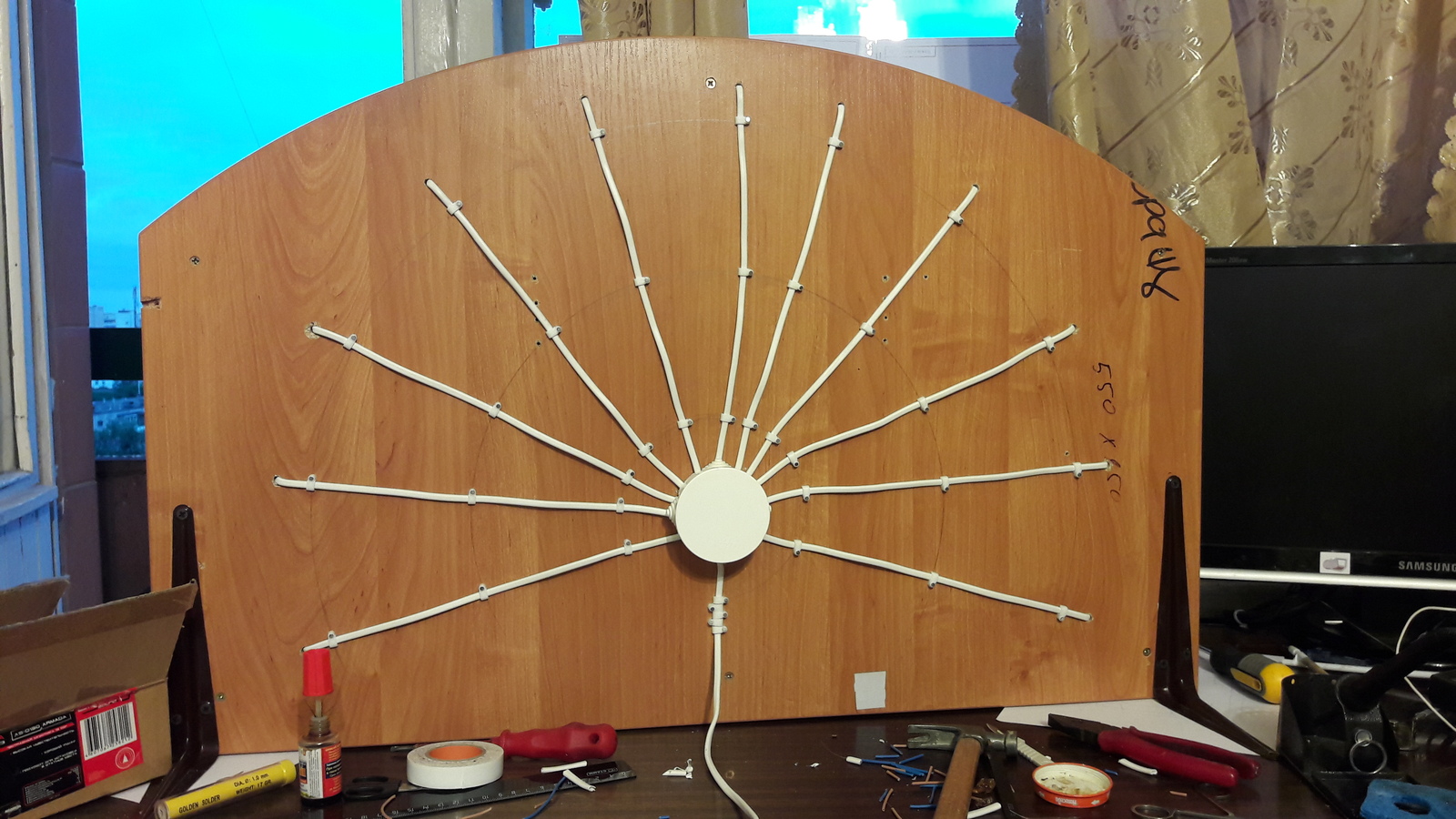 How I made a dressing room mirror. - My, Mirror, Make-up mirror, Trumeau, With your own hands, Do it yourself, Longpost
