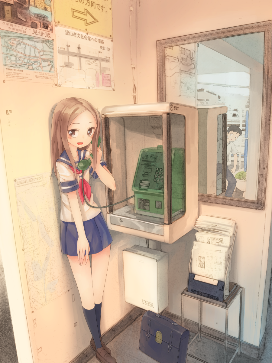 Karakai Jouzu no Takagi-san - Anime Art, Аниме, Манга, Karakai jouzu no takagi-san, Takagi-San, Peaceyj