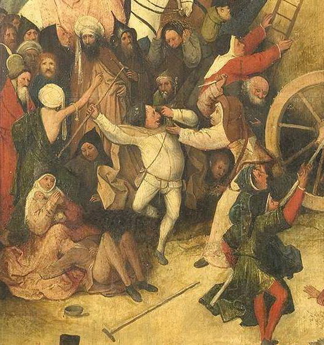 Carriage of hay. - Hieronymus Bosch, Painting, Greed, Allegory, Longpost