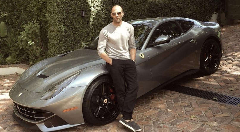 Jason Statham and his car - Jason Statham, Ferrari, Longpost