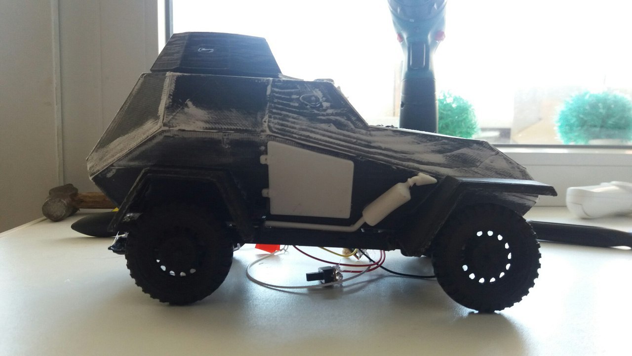 The second experience of 3d printing. - Longpost, Scale model, 3D printer, , My