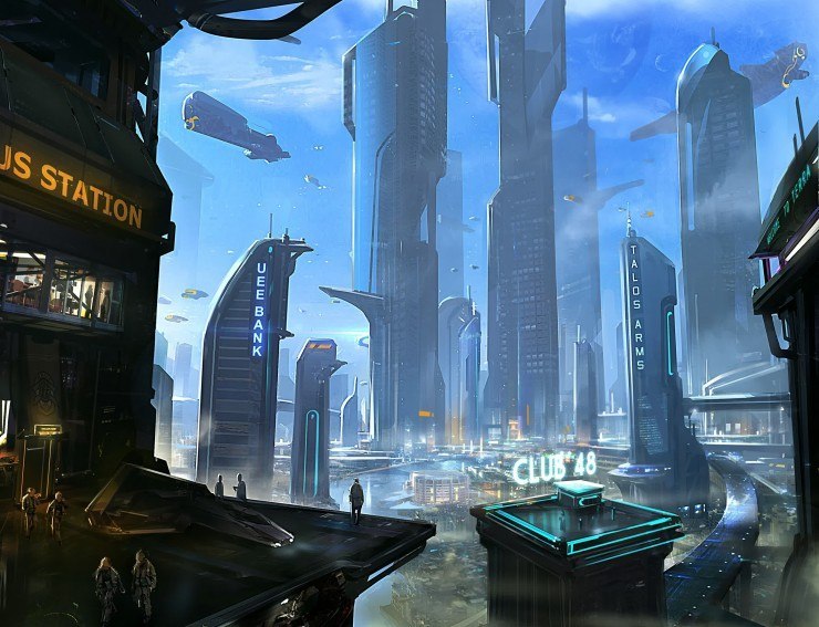 Cities of the future - Cities of the future, Art, Longpost