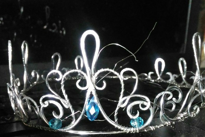 Wire wrap crown - My, Wire wrap, Longpost, With your own hands, Decoration, Needlework with process