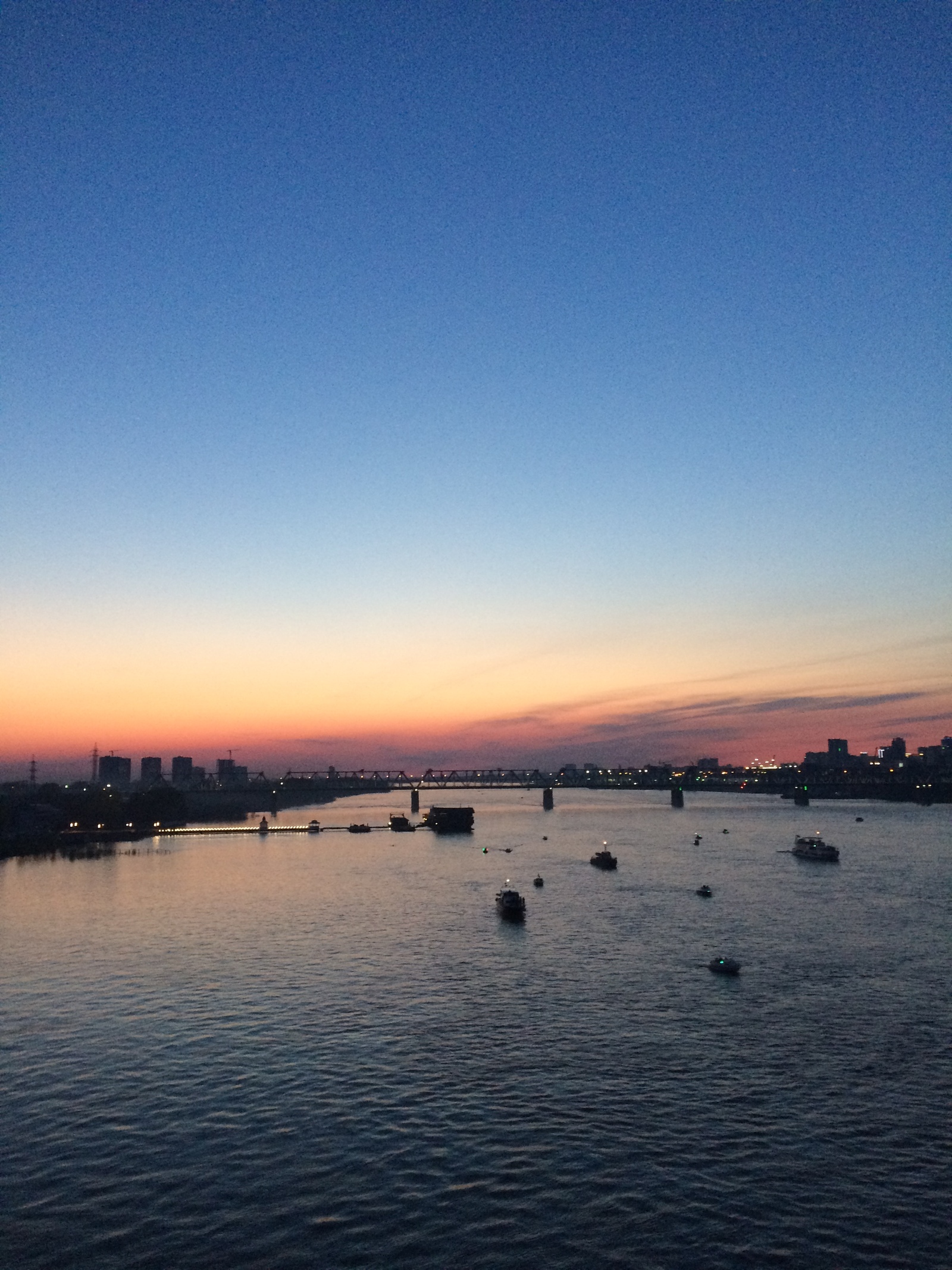 Sunset... - My, Novosibirsk, Sunset, Bridge, River, Ob, beauty