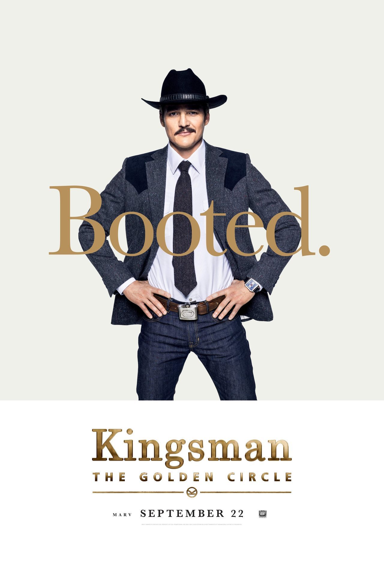 Posters for the film Kingsman: The Golden Circle - Movies, , Taron Edgerton, Colin Firth, Mark Strong, Jeff Bridges, Channing Tatum, Poster, Longpost