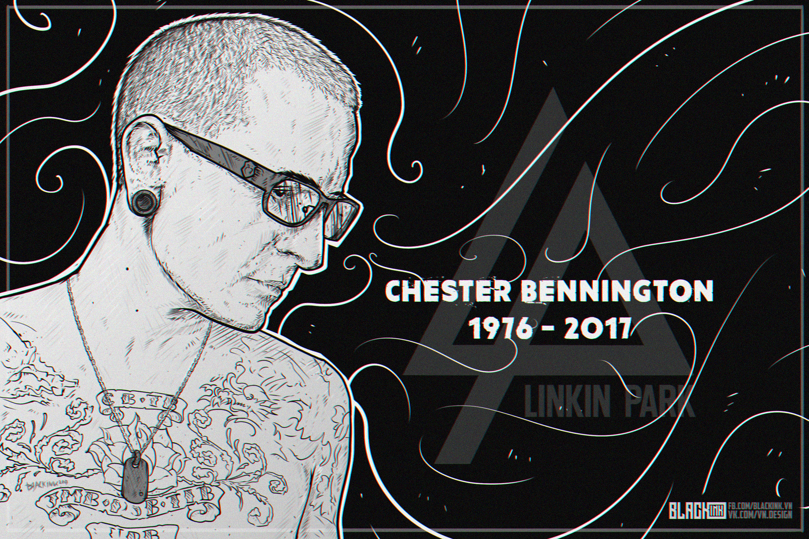 Chester Bennington 1976 - 2017 | Я обязан был нарисовать - Моё, Linkin Park, Честер Беннингтон, Смерть