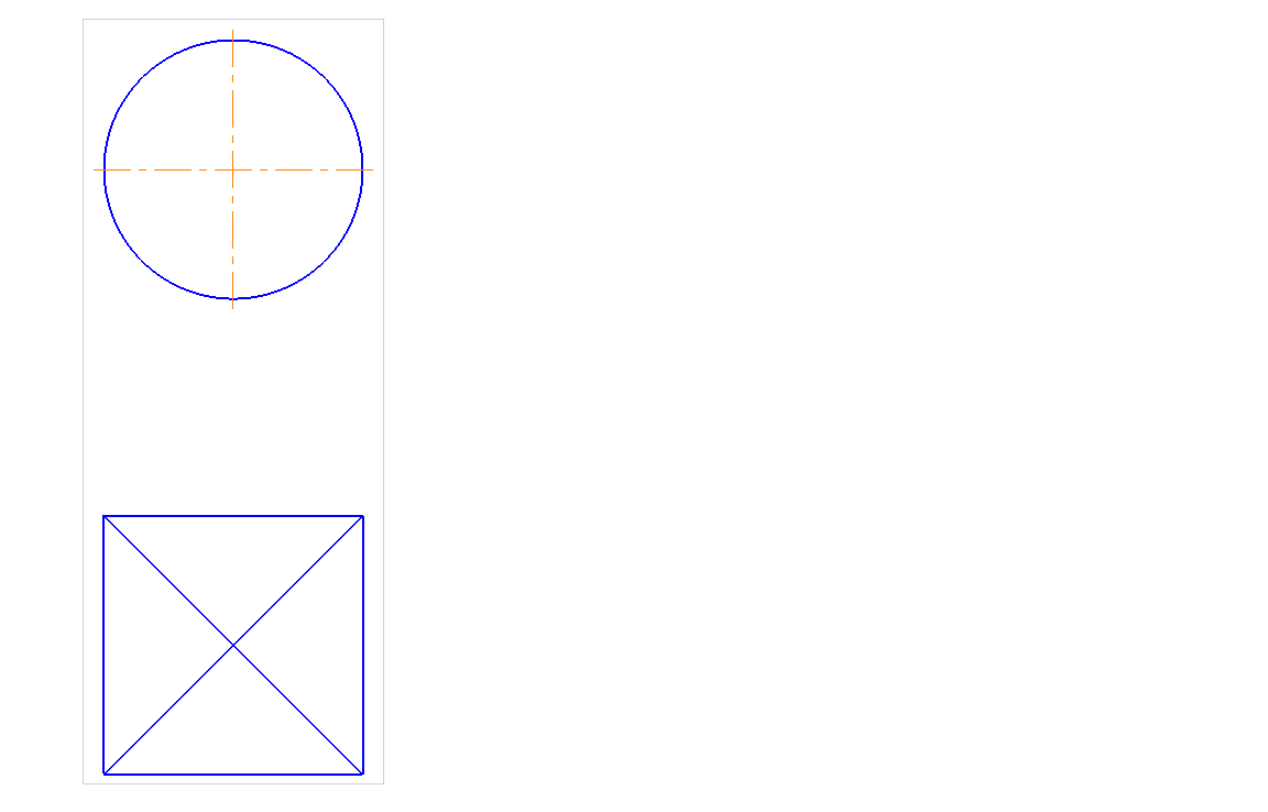 Drawing puzzle - My, Головоломка, Drawing, Square, A circle, Diagonally