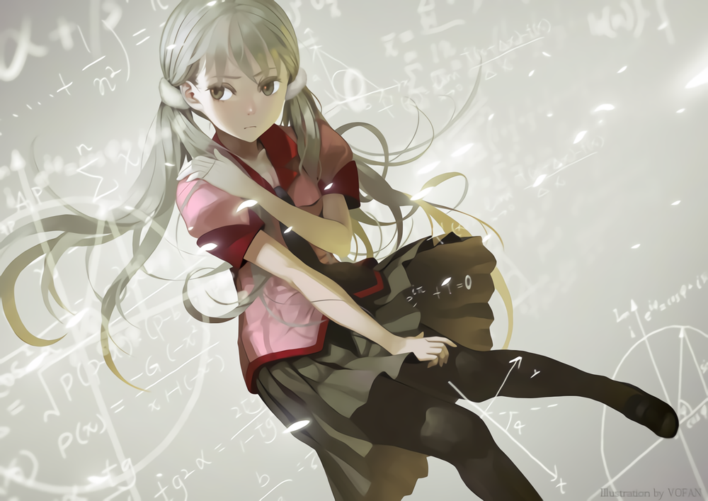 Surrounded by your thoughts - Sodachi oikura, Monogatari series, Anime art, Anime, , Drawing