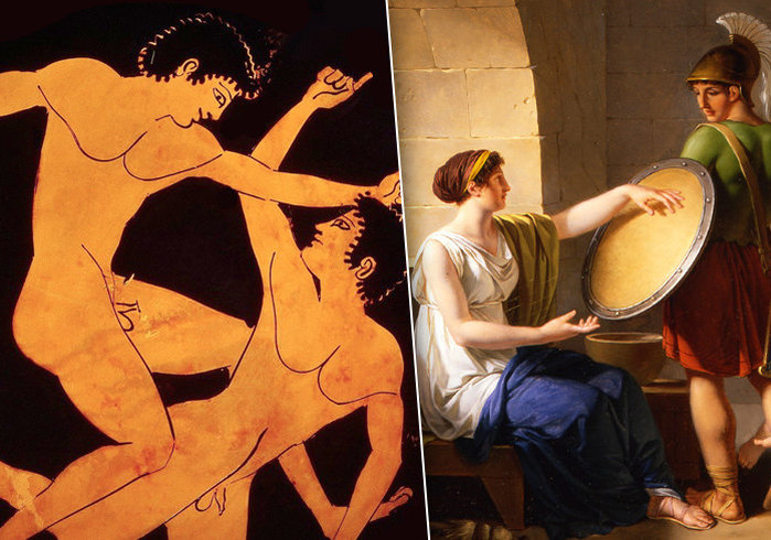 Male love and Spartan wives: the sexual life of ancient Greece... - NSFW, Ancient Greece, Customs, Sex, Incest, Homosexuality, Longpost, Homosexuality