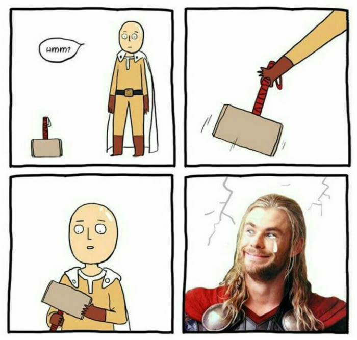 Too easy... - Onepunchman, Crossover, Thor