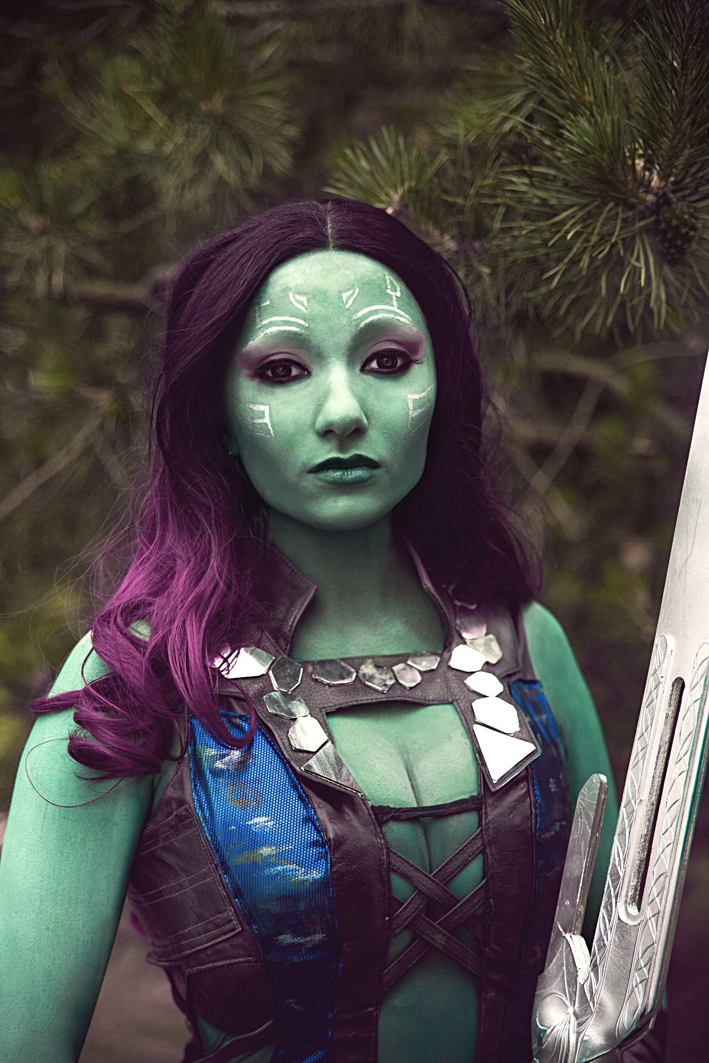 My Gamora cosplay (Guardians of the Galaxy) - My, Guardians of the Galaxy, Gamora, Cosplay, Marvel, Girls, , Vkfest, Longpost, AVA Expo