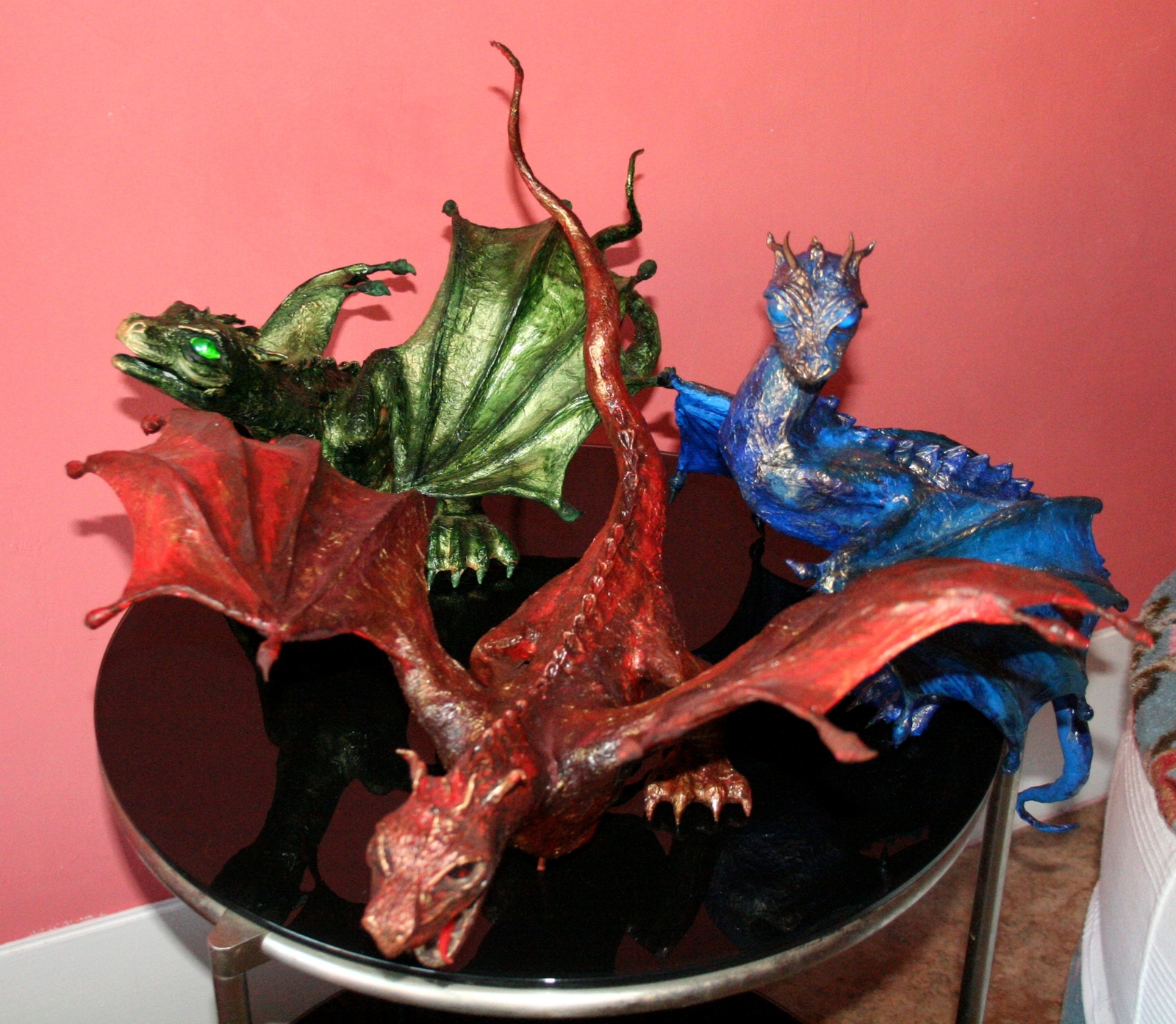 dragon family - My, The Dragon, With your own hands, Game of Thrones, Needlework without process, My, Needlework, Modeling, Fantasy, Longpost