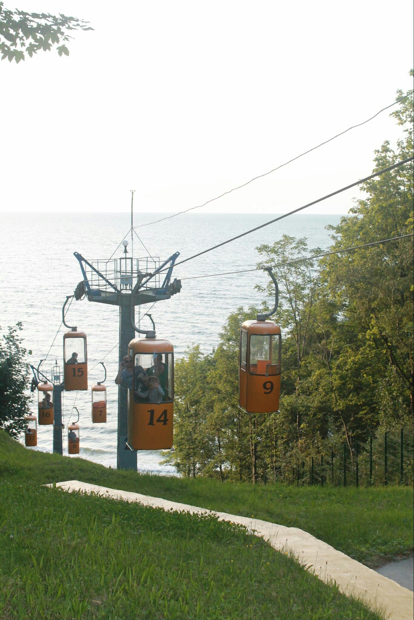 Funicular in Svetlogorsk - My, Funicular, Svetlogorsk, The photo