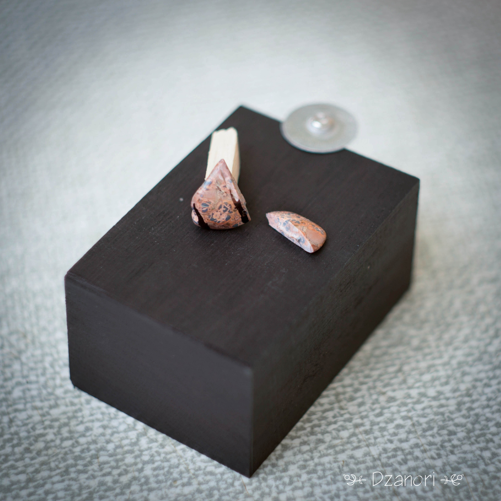 Black hornbeam ring with jasper - My, Handmade, Decoration, Ring made of wood, Hornbeam, , Wood ornaments, , Longpost