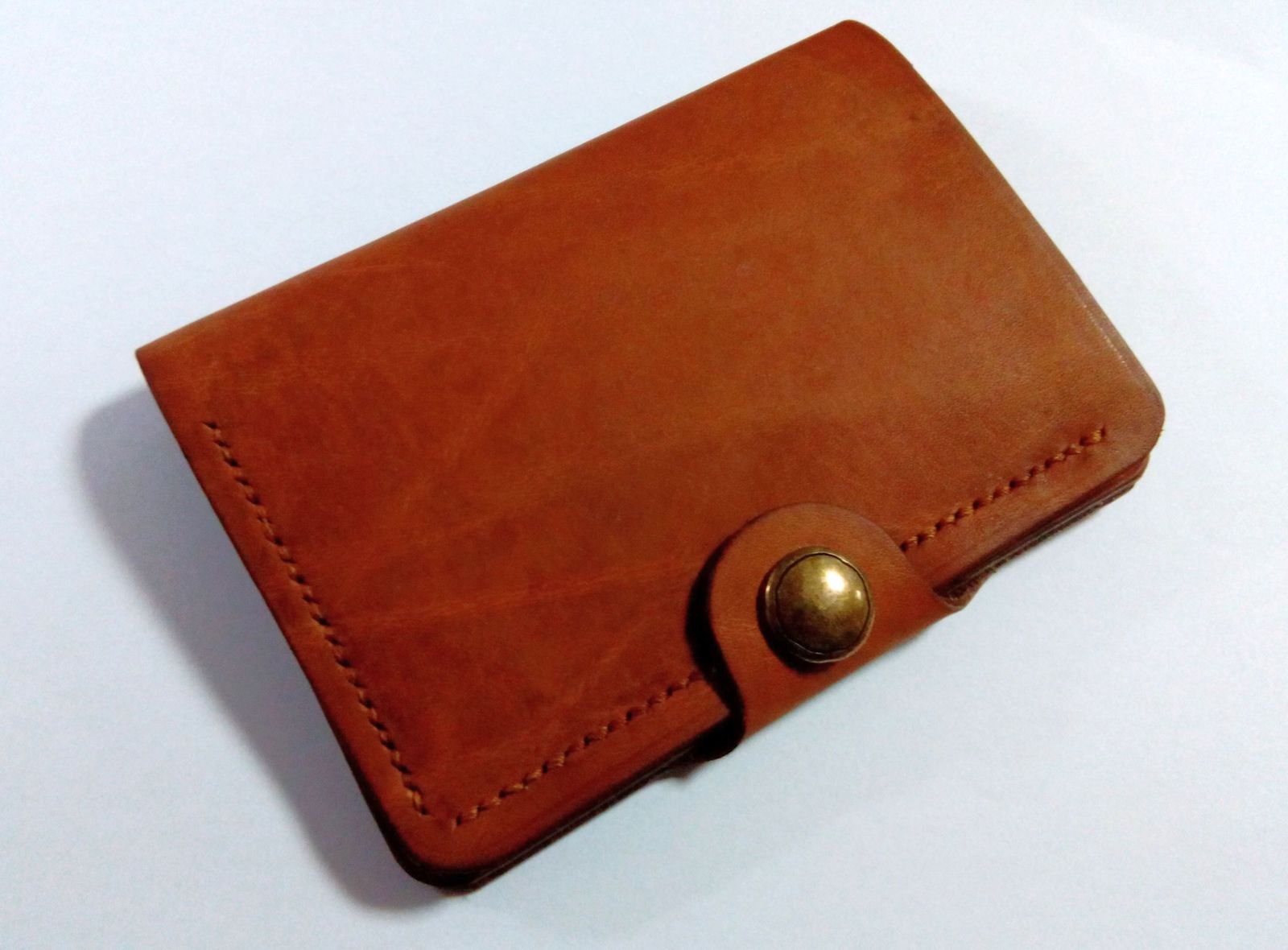 Purse - My, Leather craft, Handmade, Longpost