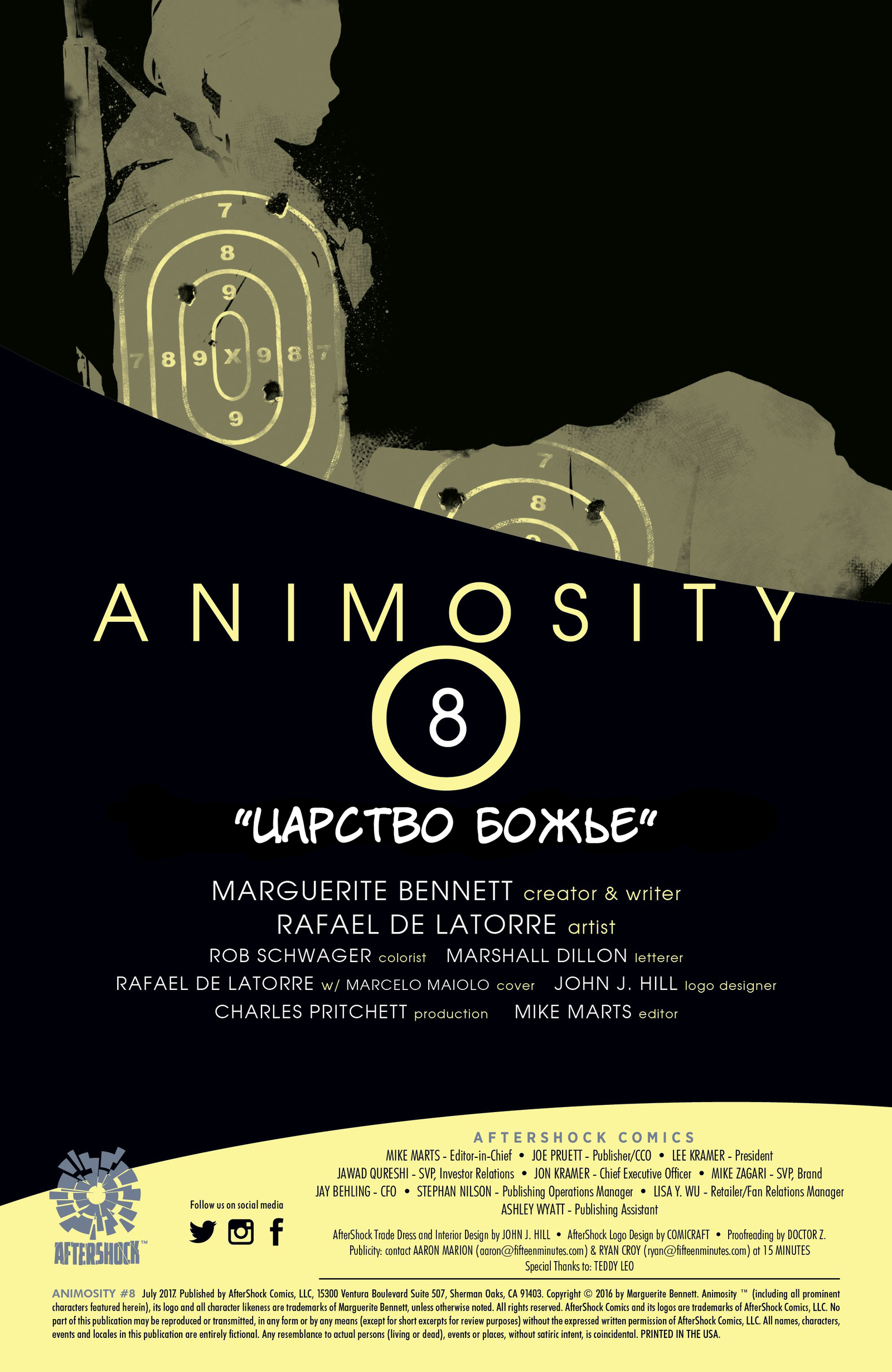 Animosity. 8 issue. Kingdom of God. Part 1 - My, Animosity, Aftershock Comics, Wizzardrinswind, Translation, Comics, Longpost