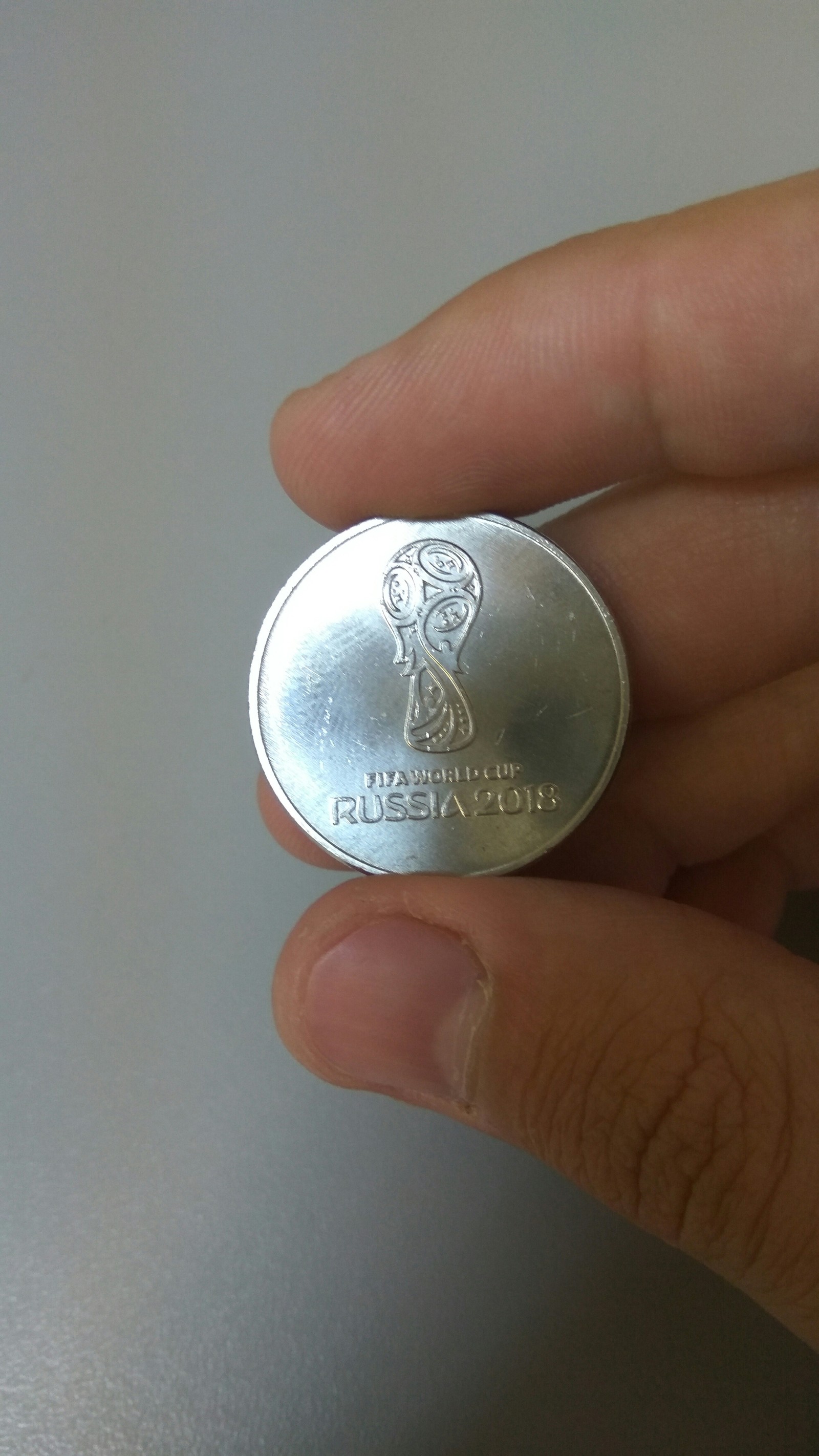 Commemorative coin for the World Cup. - My, Coin, 2018 FIFA World Cup, Longpost