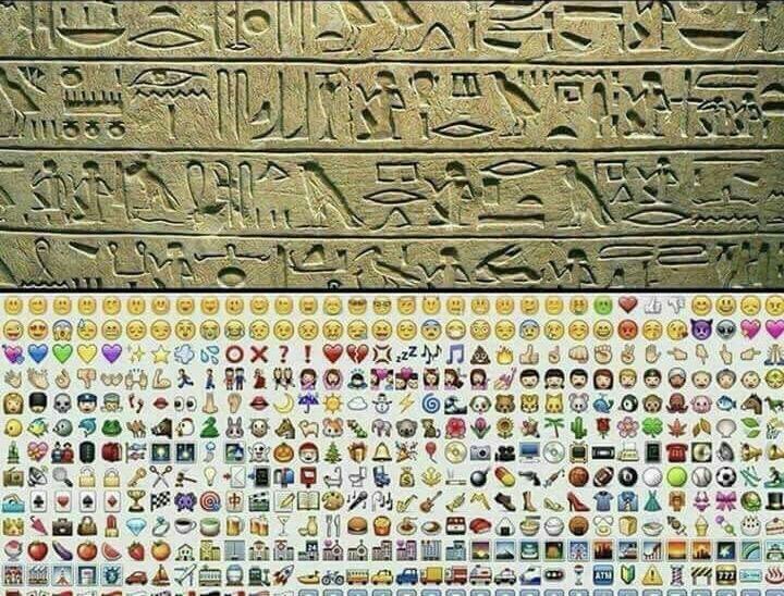 Back to basics - Reddit, Hieroglyphs, Smile